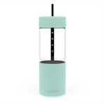Luxey Reusable Glass Smoothie Cup (Minty)