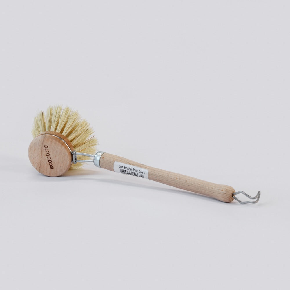 EVER ECO Dish Brush - Bamboo Handle, Sisal Bristles
