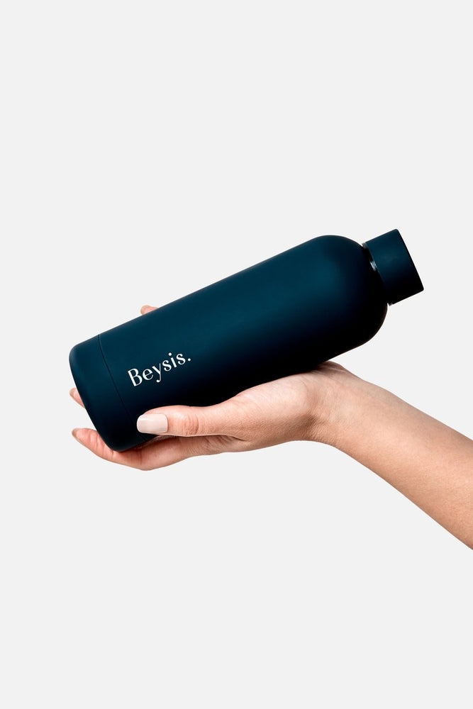 Beysis Insulated Water Bottle 500ml Navy