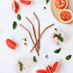 EVER ECO Rose Gold BENT Straws 4