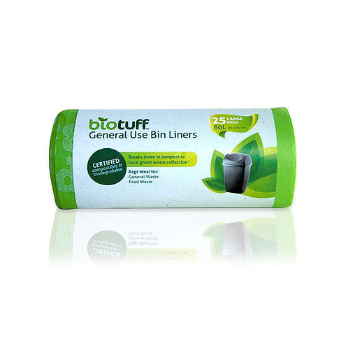 Bio Tuff Large Bin Liners 60L