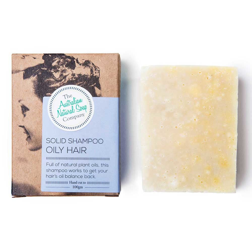 The Australian Natural Soap Co Solid shampoo (Oily Hair) 100g