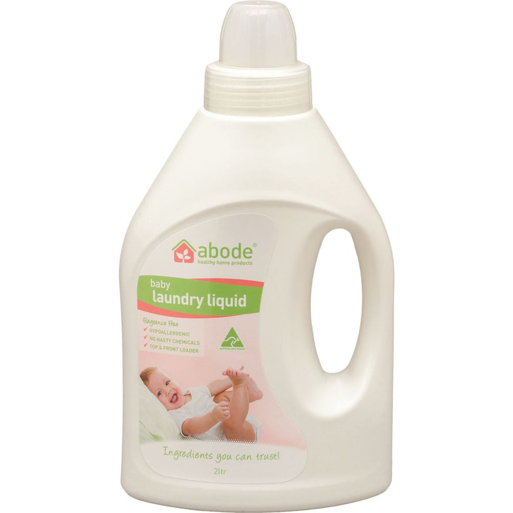 Abode Laundry Liquid (Front & Top Loader) Baby Fragrance Free 2L