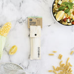 EVER ECO Bamboo Cutlery Set with Organic Cotton Pouch