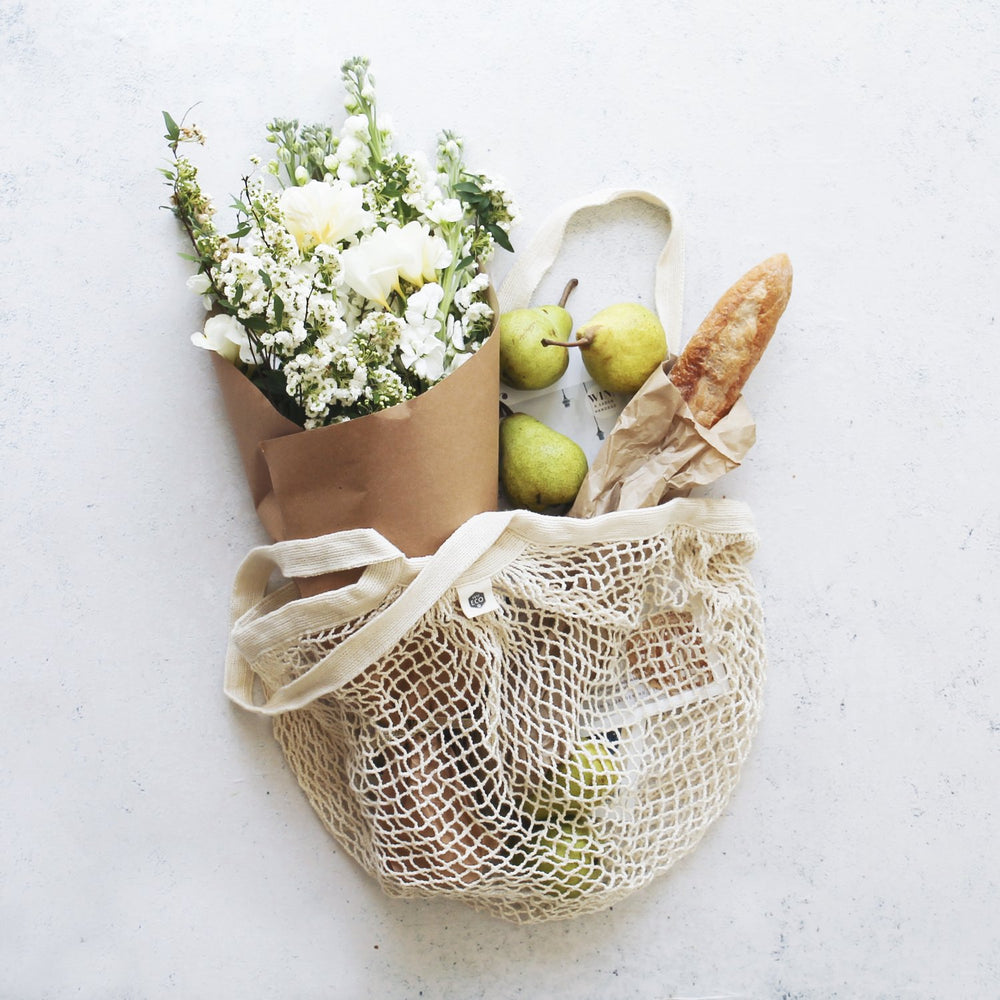 EVER ECO Tote Bag Cotton Net - Long Handle