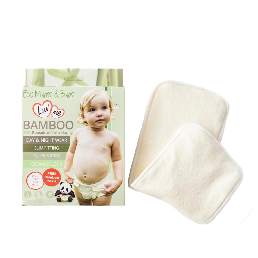 Luvme Bamboo Cloth Nappy with Liner (3-18kg)