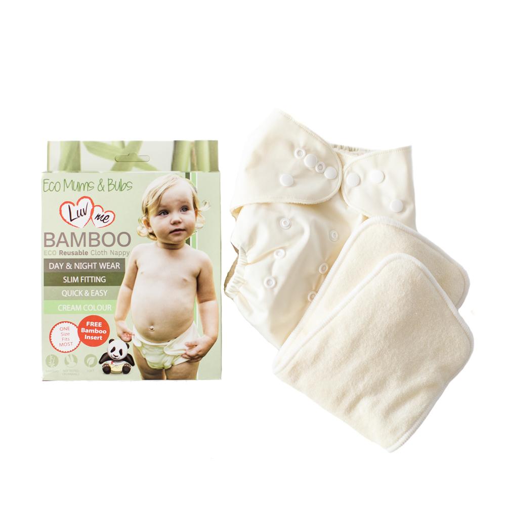 Luvme Bamboo Cloth Nappy with Liner (3-18kg)