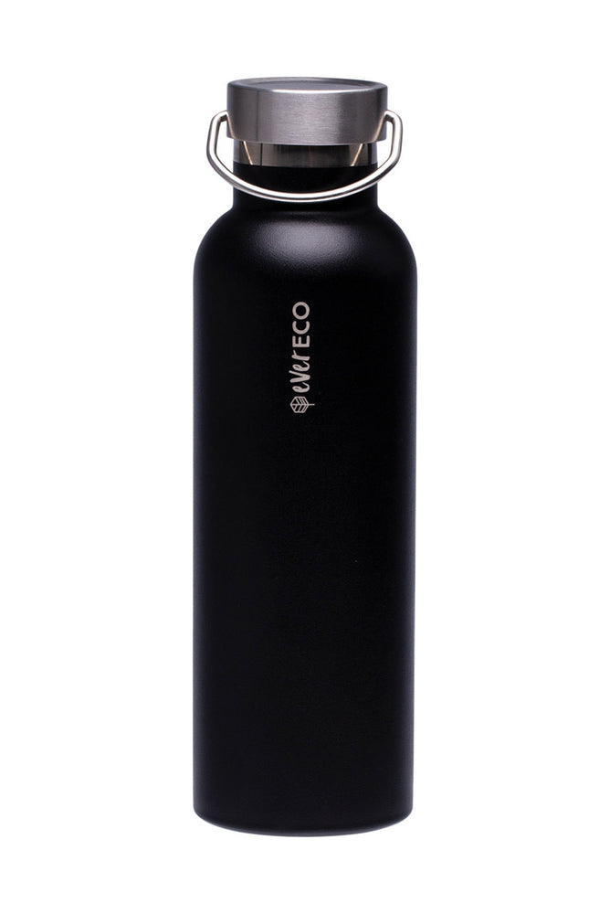 Ever Eco Stainless Steel Insulated Bottle- Black 750ml