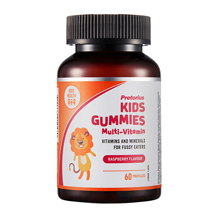 PRETORIUS Kids Gummies Multi-Vitamin (Raspberry Flavour) 60 pastilles