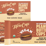 HEROCUP Peanut Butter Cup Vegan 50% Dark Chocolate