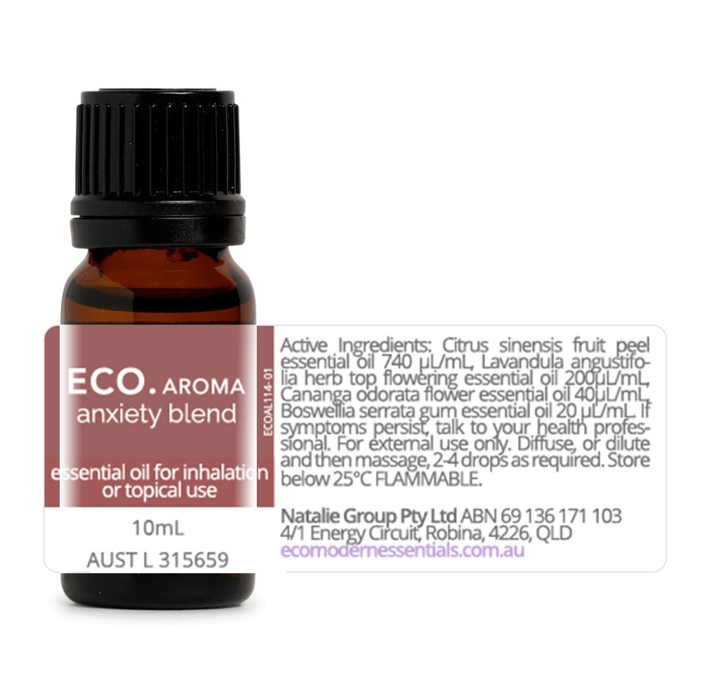 ECO.Aroma Anxiety Blend Pure Essential Oil 10ml