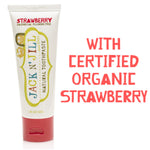 Jack N Jill Children Toothpaste Strawberry- Fluoride Free 50g