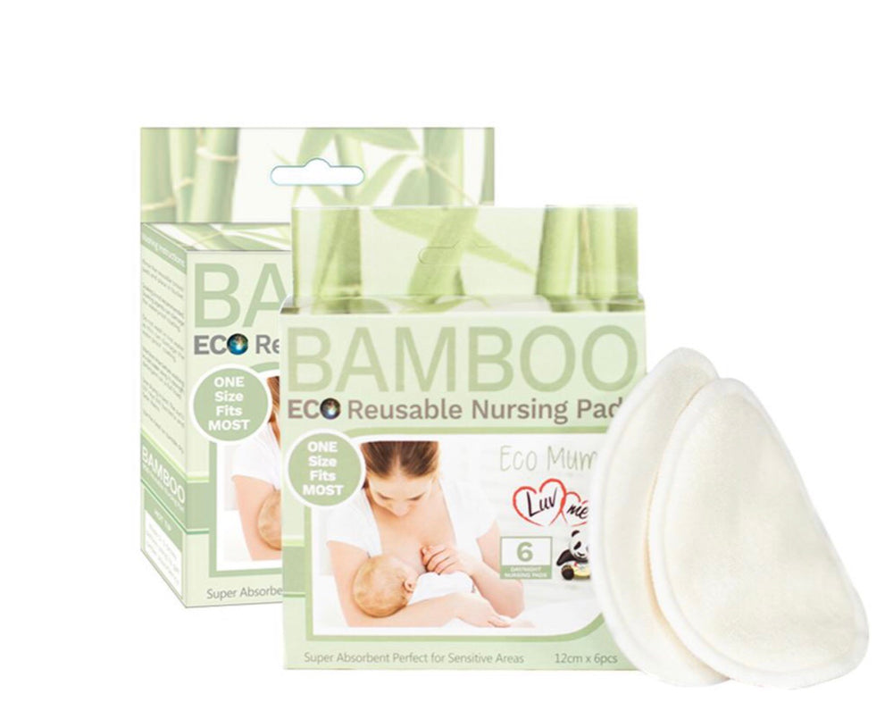 Luvme ECO Bamboo Reusable Breast Pads - 6pk