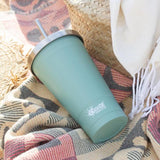 Cheeki Stainless Steel Insulated Tumbler - Pistachio