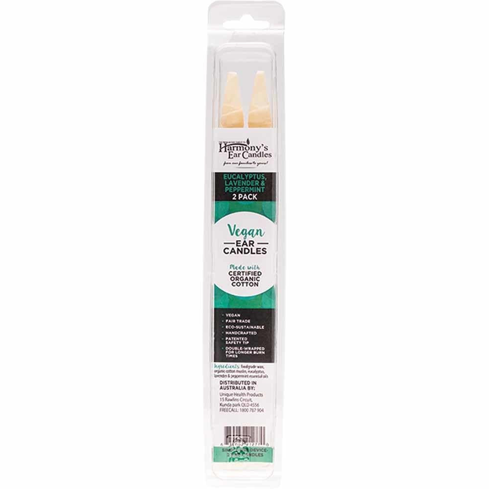 Harmony’s Ear Candles (Eucalyptus, lavender & peppermint) 2 Pack