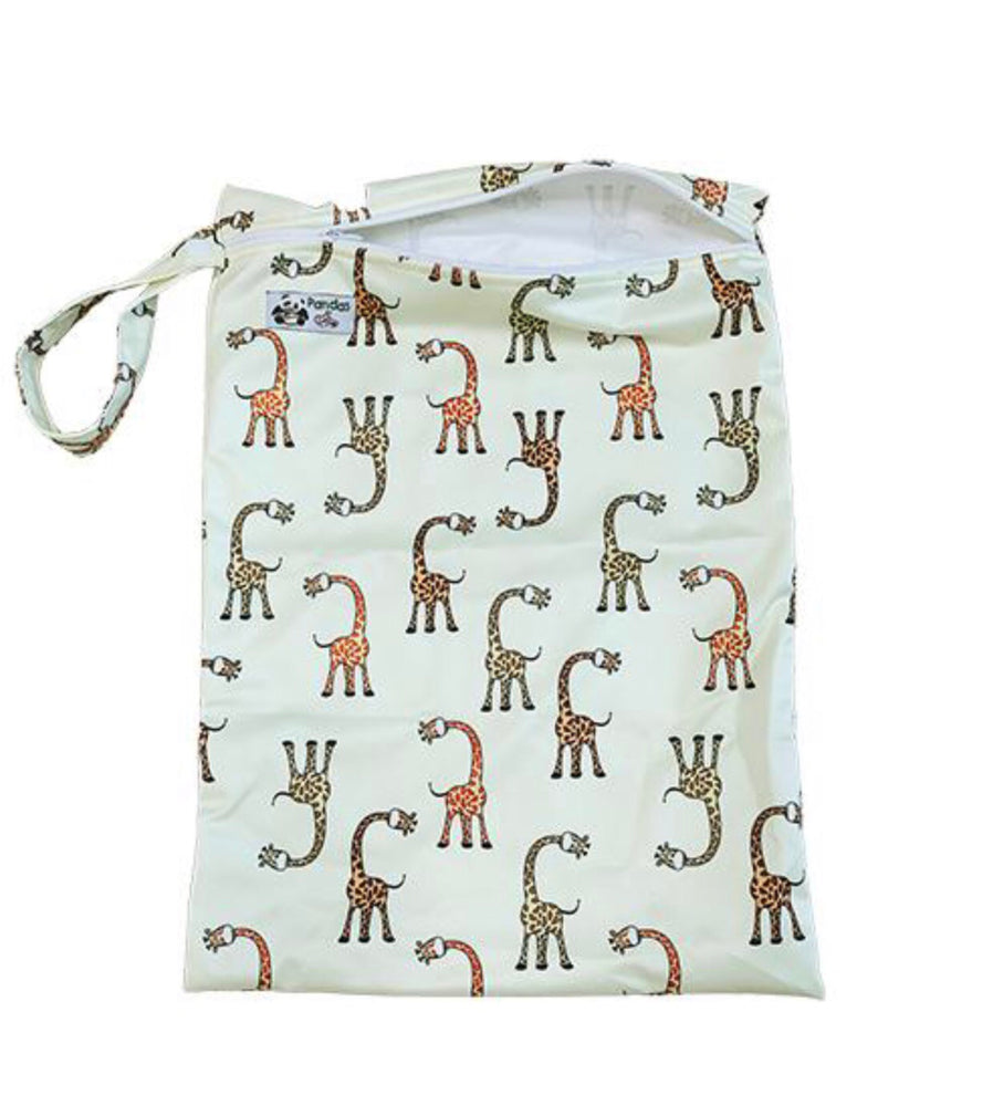 Luvme Eco Reusable Wet Dry Bags GIRAFFE
