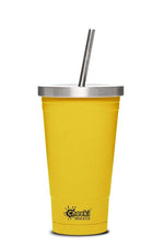 Cheeki Stainless Steel Insulated Tumbler - Lemon