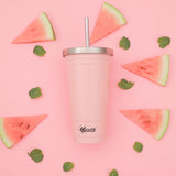 Cheeki Stainless Steel Insulated Tumbler - pink