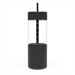 Luxey Reusable Glass Smoothie Cup (Black)