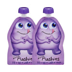 Little Mashies Reusable Food Pouch - Purple x 2