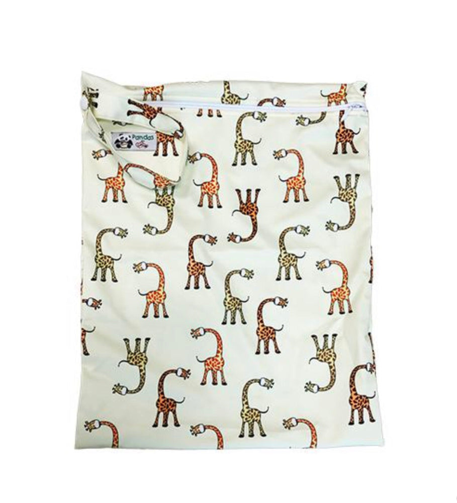 Luvme Eco Reusable Wet Dry Bags GIRAFFE