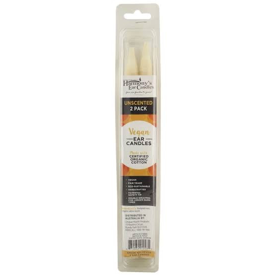 Harmony’s Ear Candles Unscented 2 Pack
