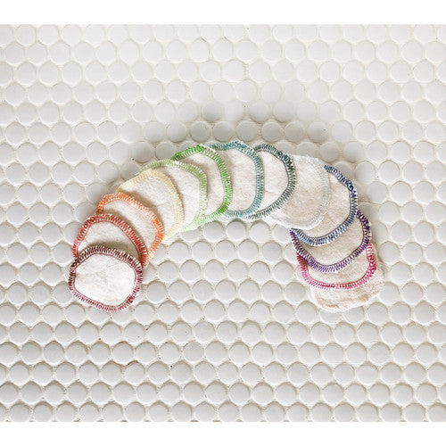 Cotton Facial Rounds - Rainbow (set of 10)