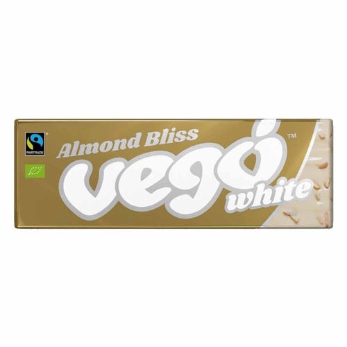 Vego White Chocolate Almond Bliss Bar (50g)